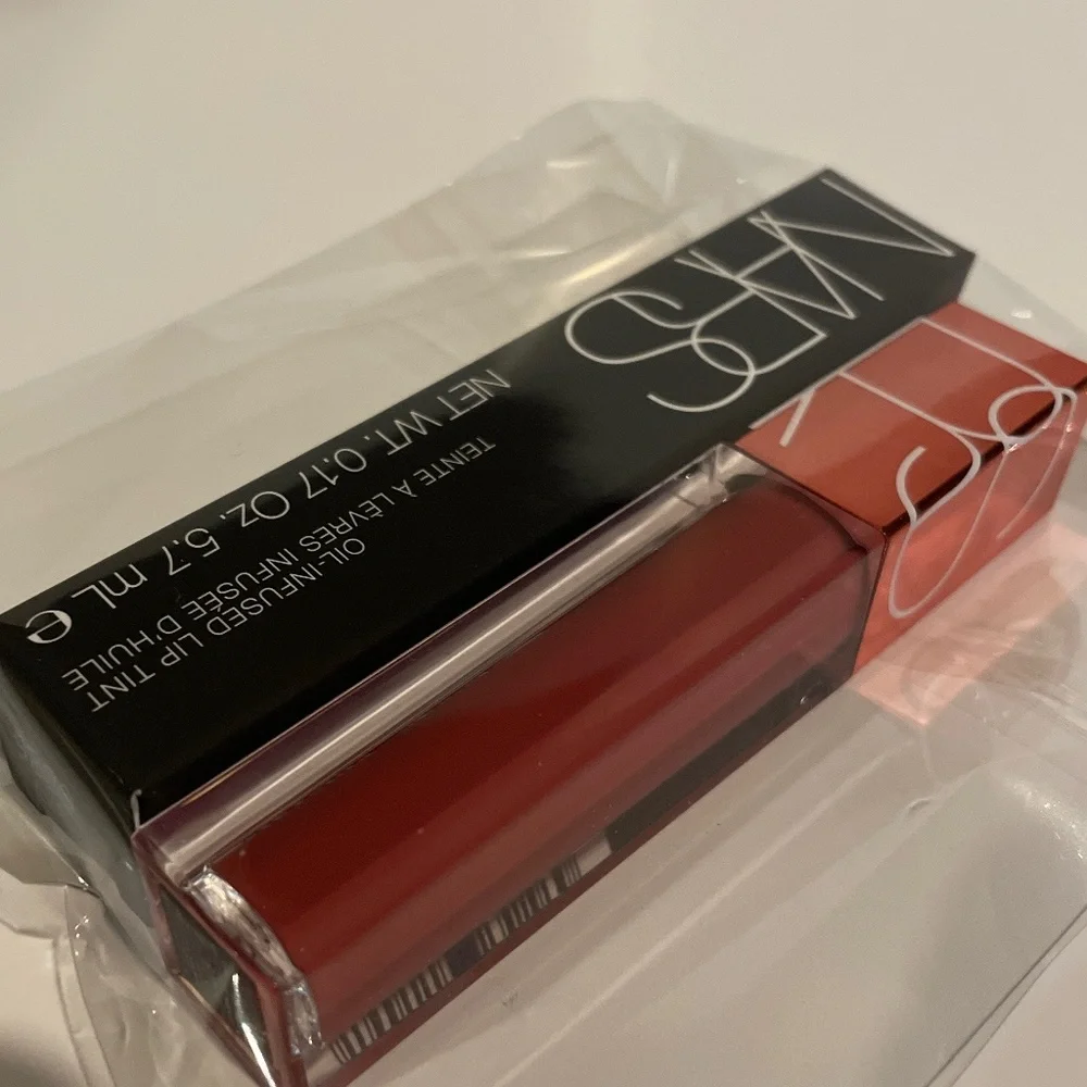 🌸 NARS 🌸 Oil-Infused Lip Tint Gloss Primal Instinct (1149) 5.7ml NEW AUTH 🌸 - Picture 2 of 4
